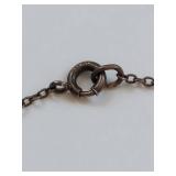 Sterling Silver Mother of Pearl Pendant Necklace