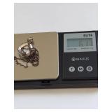 Sterling Silver Mother of Pearl Pendant Necklace