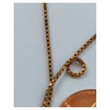 Sterling Silver Necklace with Pink Stone Pendant