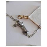 Artisanal Jewelry Set with Murano Glass Charm