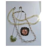 Vintage Glass Bead Necklaces Lot