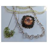 Vintage Glass Bead Necklaces Lot