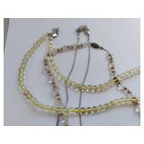 Vintage Glass Bead Necklaces Lot