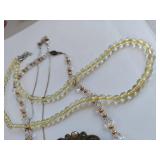 Vintage Glass Bead Necklaces Lot