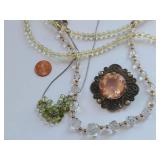 Vintage Glass Bead Necklaces Lot