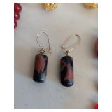 Vintage Jewelry Lot: Bakelite Earrings & More