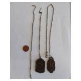 Antique 1925 Basketball and 1924 Track Meet High School Sports Medals Collectible