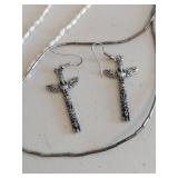 Handmade Beaded Necklaces & Earrings Set - Some Carved