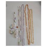 Gemstone Chip Necklaces & Bracelets Set