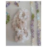 Gemstone Chip Necklaces & Bracelets Set