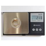 10K Gold Cameo Ring with Maltese Cross Hallmark