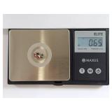 14K Gold Earrings with Oval Ruby Gemstones