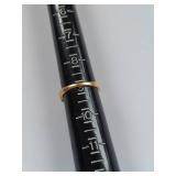 Vintage Style 10K Gold Ring with Iolite & Pink Tourmaline Gemstones