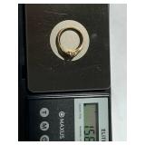 Antique Multitone Ring Setting 10k & 14k White Gold