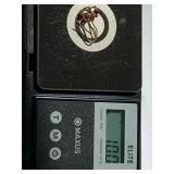 14k Gold Garnet Earrings with Hook Backing