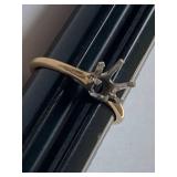 14k Gold Ring Setting for Custom Gem Mounting