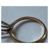 14k Gold Ring Setting for Custom Gem Mounting