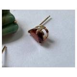 Assorted 14k Gold Jewelry Lot, 10.16g Gemstone Mix