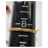 Assorted 14k Gold Jewelry Lot, 10.16g Gemstone Mix