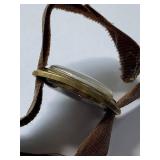 Vintage Bucherer Automatic Gold Toned Watch - Ticking, No Guarantee to Keep Time