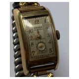 Vintage 14k Gold Filled Gruen Curvex Precision Watch Swiss Made - Ticking, No Guarantee to Keep Time