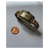 Vintage 14k Gold Filled Gruen Curvex Precision Watch Swiss Made - Ticking, No Guarantee to Keep Time