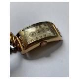 Vintage 14k Gold Filled Gruen Curvex Precision Watch Swiss Made - Ticking, No Guarantee to Keep Time