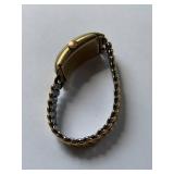 Vintage 14k Gold Filled Gruen Curvex Precision Watch Swiss Made - Ticking, No Guarantee to Keep Time