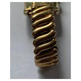 Vintage 14k Gold Filled Gruen Curvex Precision Watch Swiss Made - Ticking, No Guarantee to Keep Time