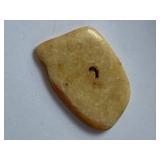 Still Life Carved & Signed Natural Polished Amber with Inclusions