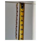 Sterling Silver Gold Plated Gemstone Bracelet