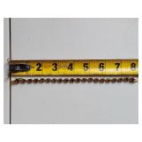 Gold Finish Sterling Silver Iolite Bracelet