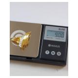 Sterling Silver and Diamond Brooch/Pendant