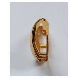 Sterling Silver and Diamond Brooch/Pendant