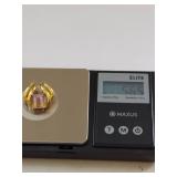 Elegant Ametrine Sterling Silver Gold Tone  Pendant