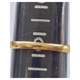 Gold Over Sterling Silver Ring Ruby Sapphire Emerald