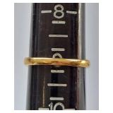 Gold Over Sterling Silver Ring Ruby Sapphire Emerald