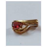 Sterling Silver Pink Tourmaline Pendant