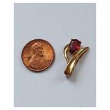 Sterling Silver Pink Tourmaline Pendant