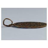 Plique-Ã -jour Enamel Pendant with Filigree Design