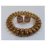 Vintage Jewelry Lot: Fob, Bracelet, 1883 Cufflinks