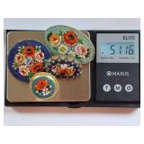 Vintage Micromosaic Brooch Lot - Collectible Jewelry