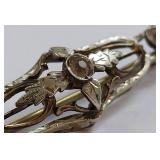 Antique Ford Perry Co Brooch Jewelry with Intricate Floral Design