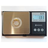 Vintage 18K HGE Gold Electroplate Opal Cluster Ring