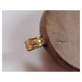 Vintage Wooden Prayer Pendant & Cross Earrings Set