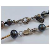 Elegant Black Pearl Jewelry Set