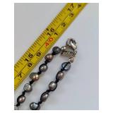 Elegant Black Pearl Jewelry Set