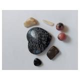 Diverse Gem Collection: Opal, Onyx, Jasper, Quartz
