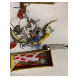 Vintage "Lazy Ike" lures and misc