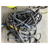 Earthway spreader and garden hose